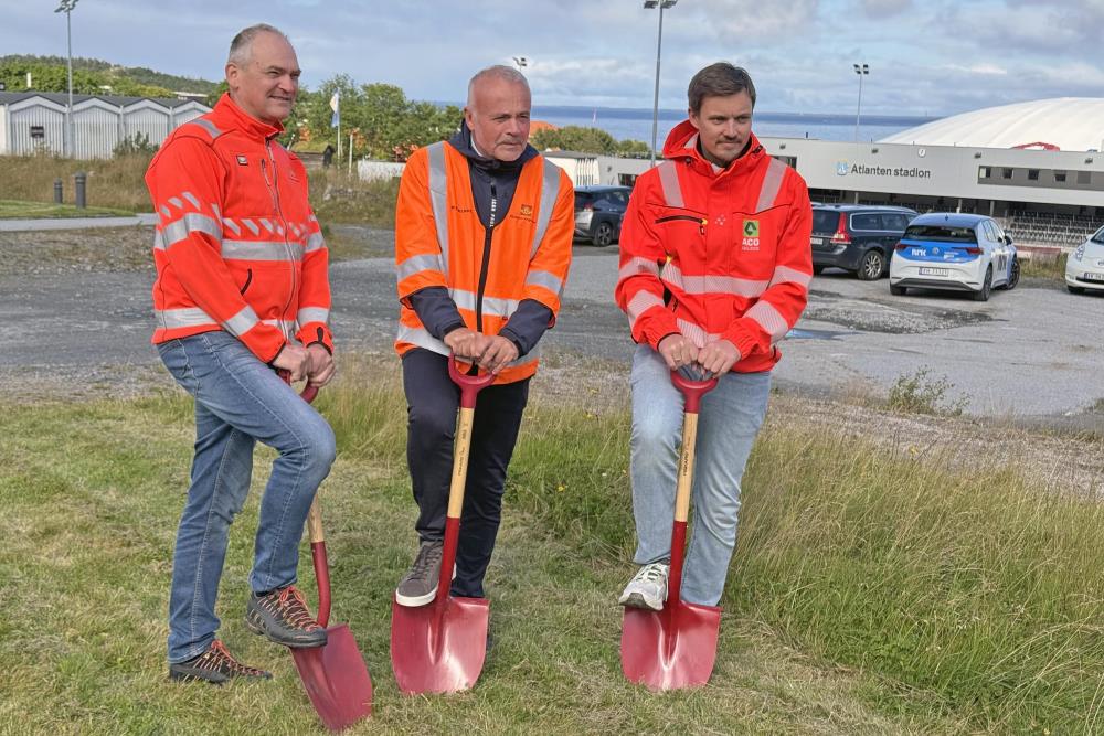 Lenke til artikkel: Tok første spadestikk i Bypakke Kristiansund