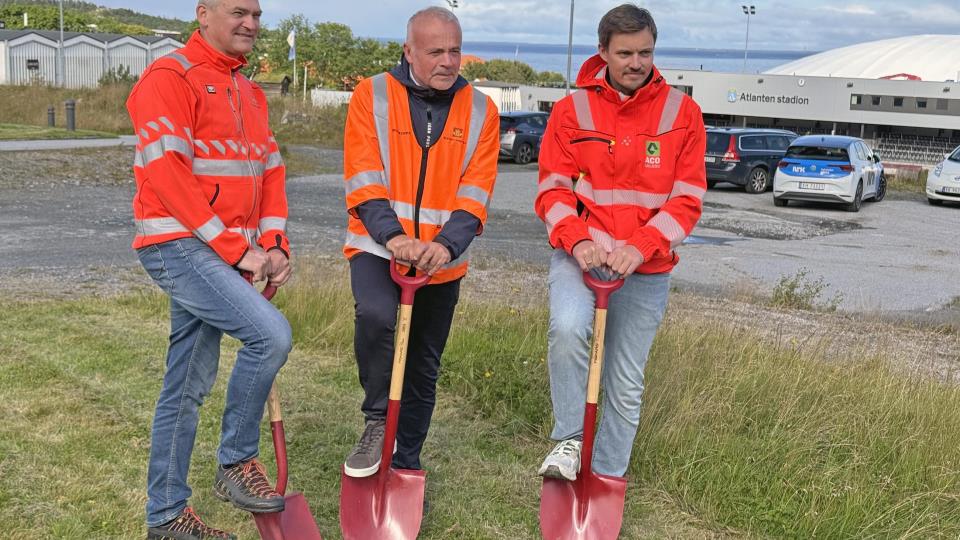 Lenke til artikkel: Tok første spadestikk i Bypakke Kristiansund
