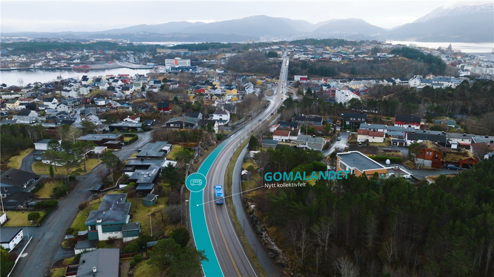 Gomabakken med visualisering - Klikk for stort bilde